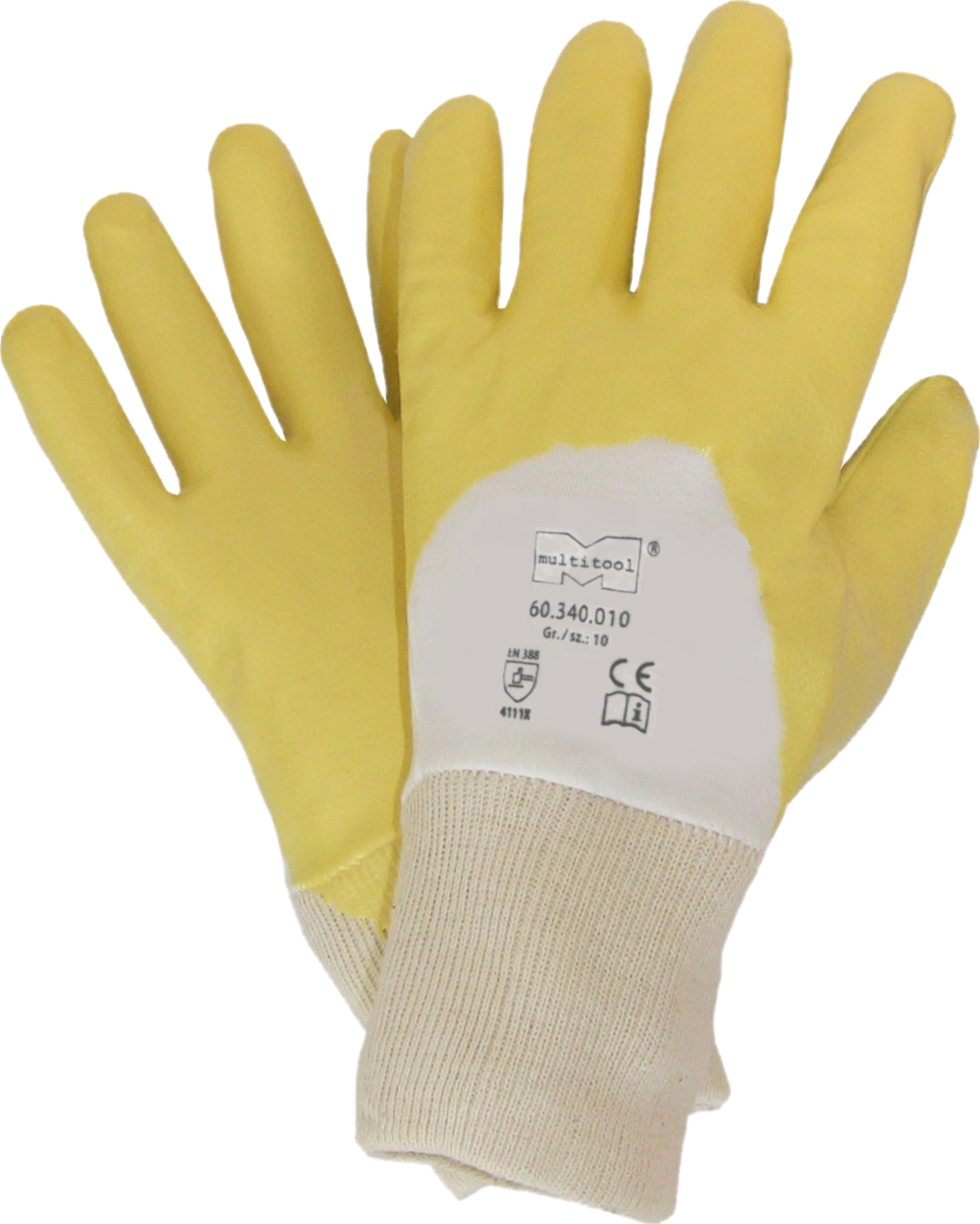 Trikot Handschuh mit Nitrilteilbeschichtung Premium