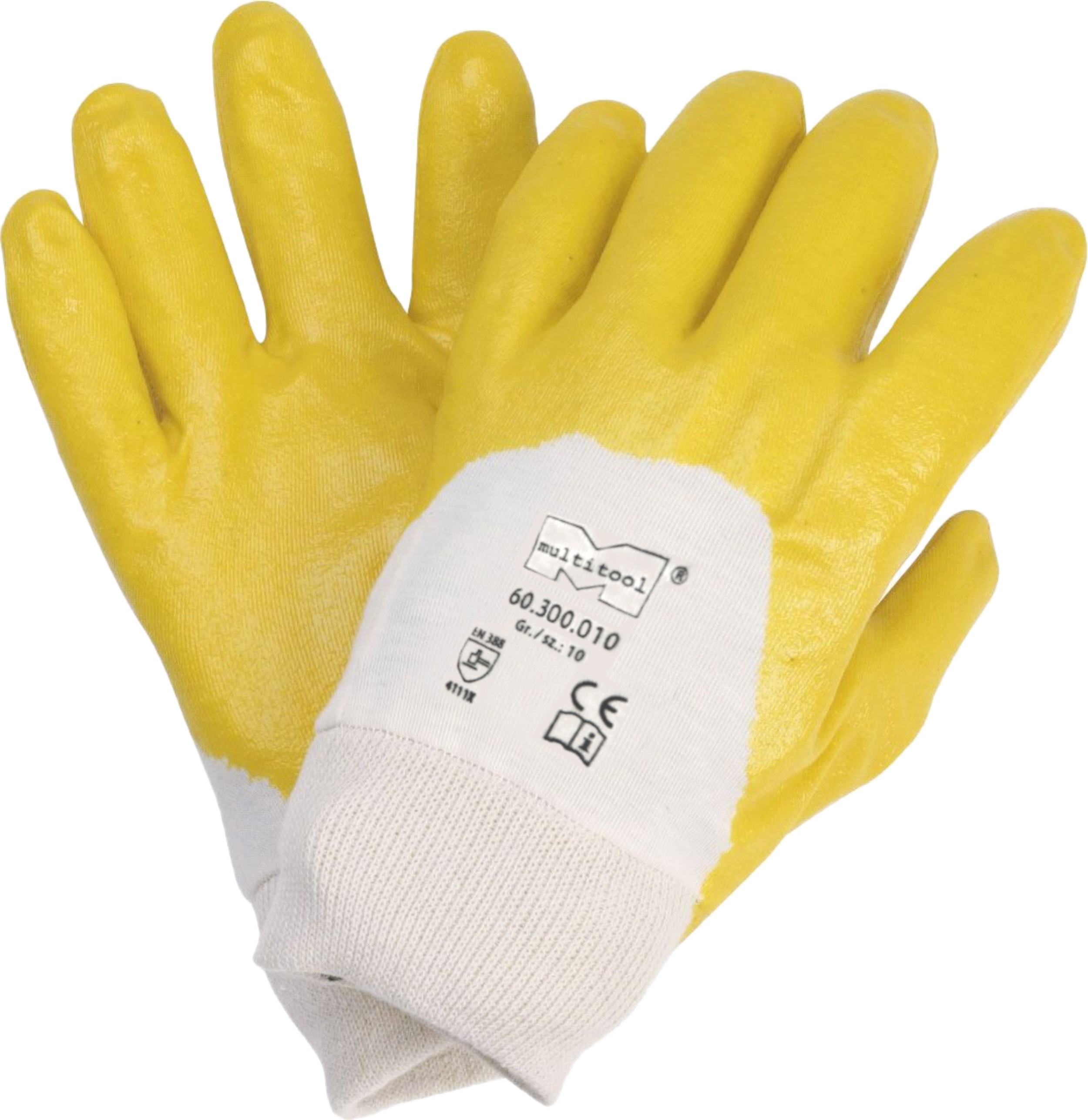 Trikot Handschuh mit Nitrilteilbeschichtung Economy